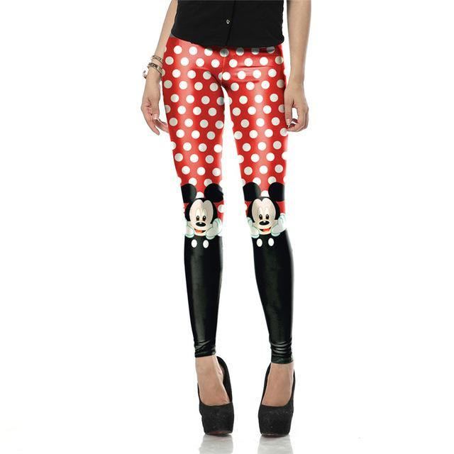 Leggings For Woman Spotty Dogs Med Trykk Milk Pants