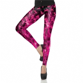 Sommer Høst Legging 3d-trykt Mote Kvinner Leggings Katter Legg Tie Dye Kvinnebukser