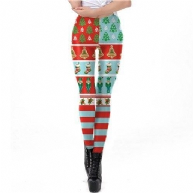 Stripe Tribal Leggings Dame Plus Size Christmas Leggings