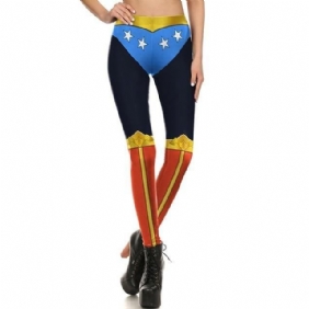 Wonder Woman Cosplay Comic Leggings