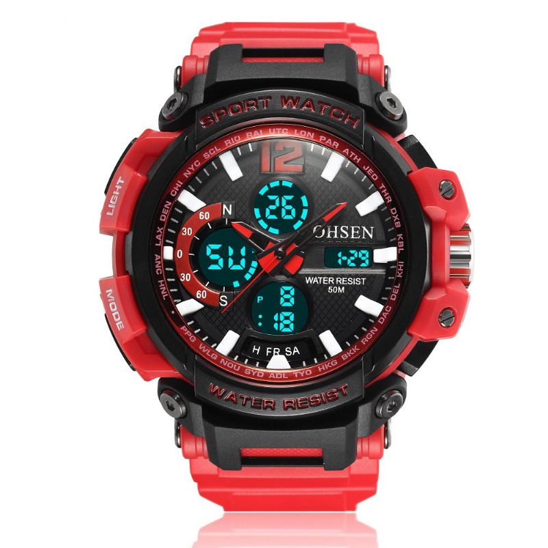 Led Alarm Vanntett Digital Watch Menn Dame Student Sport Watch