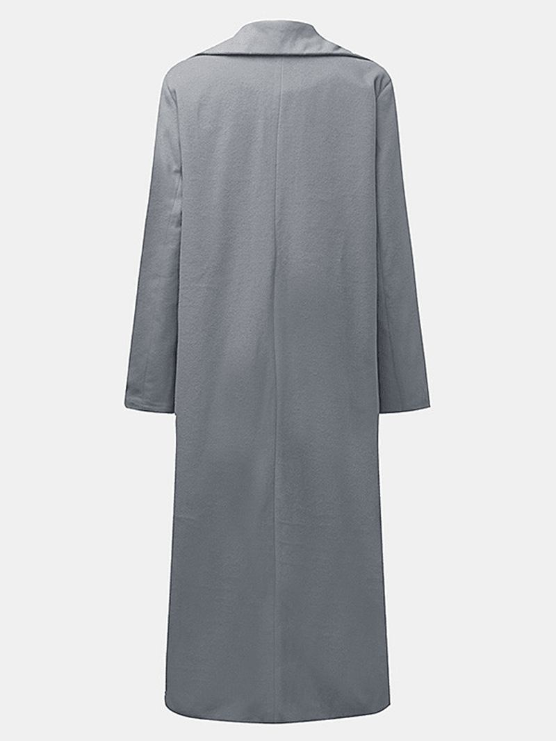 Ensfarget Pocket Long Coat