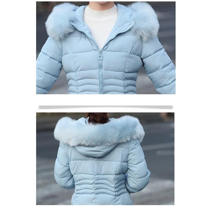 Faux Fur Parkas Dame Dunjakke Vinterjakke Dame Tykk Snø Wear Vinterfrakk Dameklær Damejakker Parkas