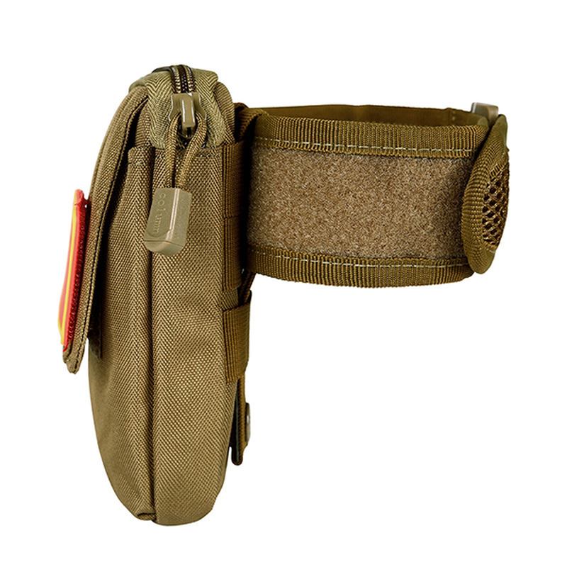 Menn Nylon Taktisk Arm Veske Molle Edc Pouch Mobiltelefon Veske Belte Midjeveske