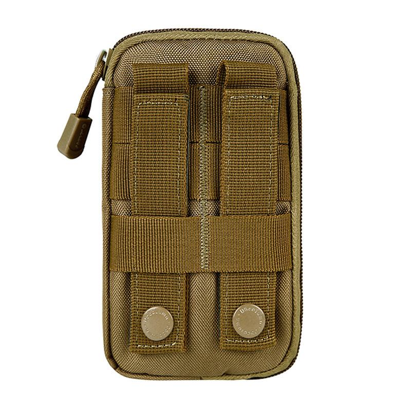 Menn Nylon Taktisk Arm Veske Molle Edc Pouch Mobiltelefon Veske Belte Midjeveske