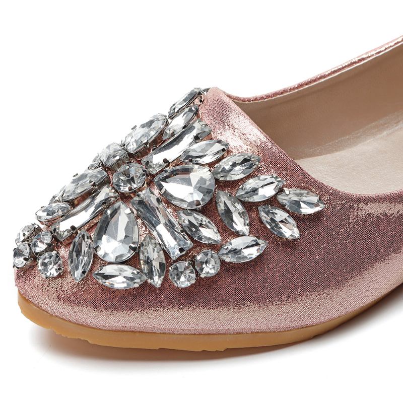 Dame Søt Rhinestone Damer Lett Rhinestone Dressy Flats