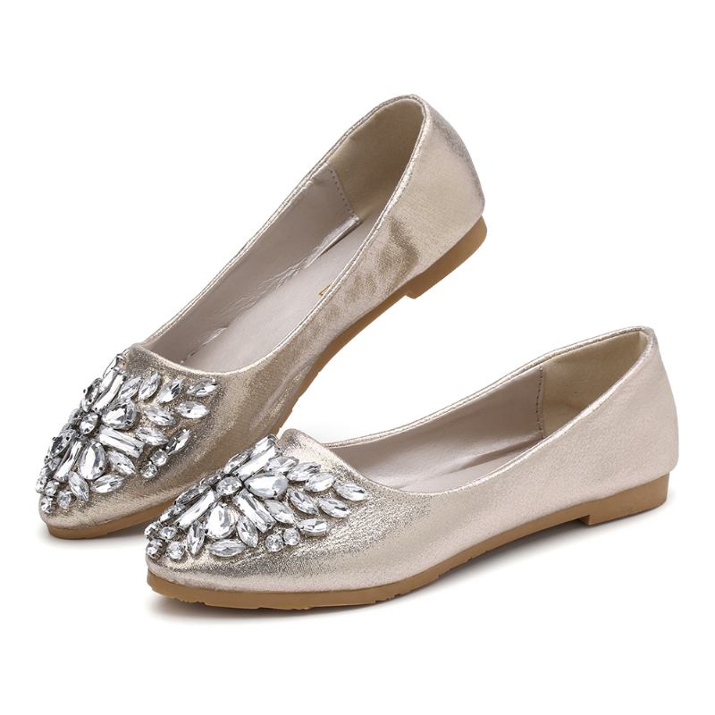 Dame Søt Rhinestone Damer Lett Rhinestone Dressy Flats