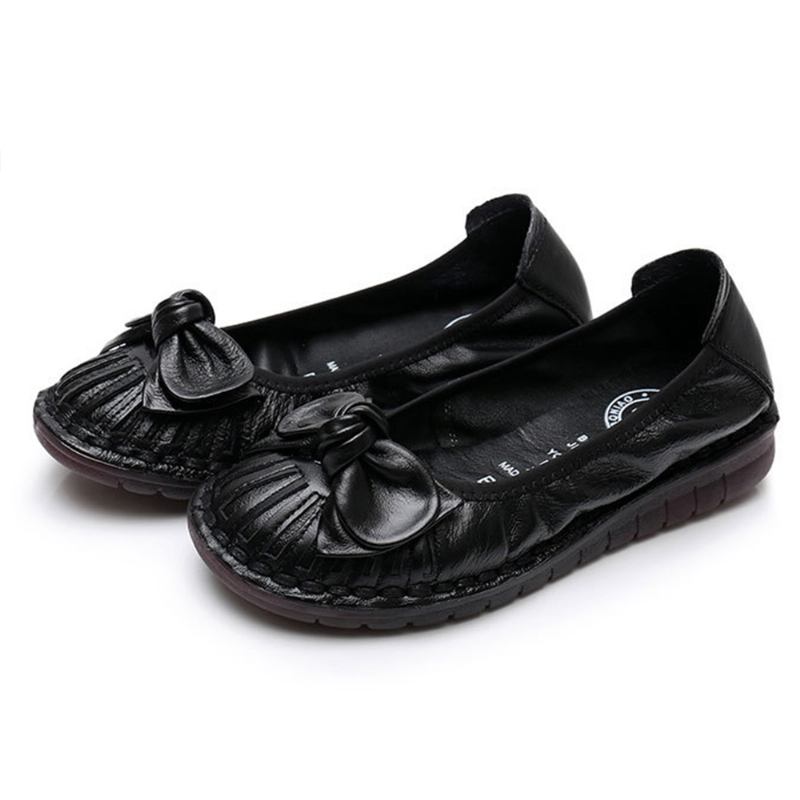 Kvinner Bowknot Dekor Non Slip Fritids Loafers