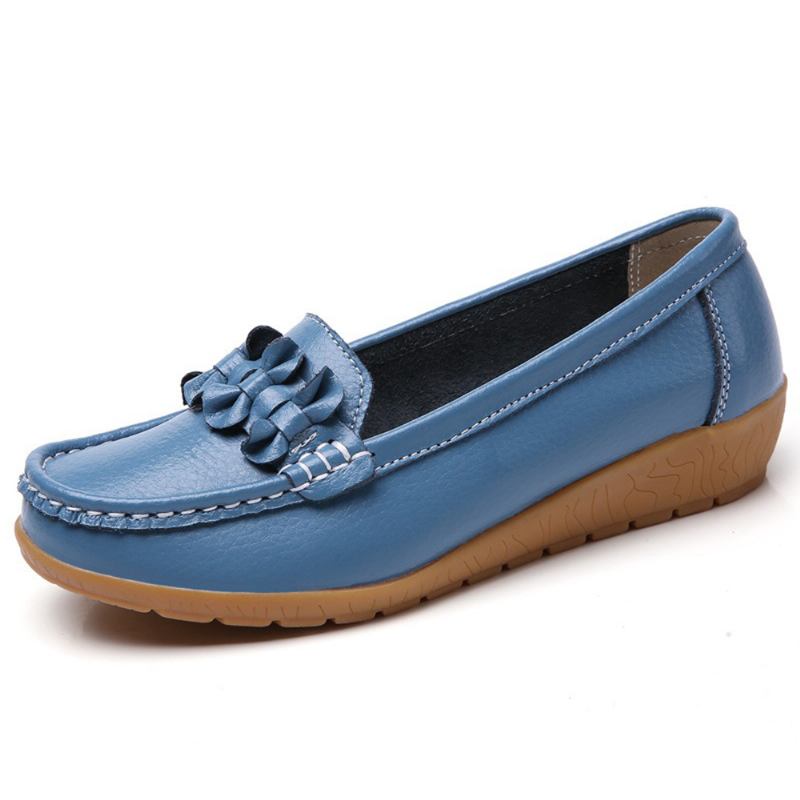 Kvinner Bowknot Stitching Dekor Sklisikre Fritids Loafers