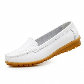 Kvinner Flate Sko Fritids Slip On Outdoor Loafers