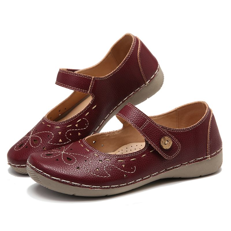 Kvinner Fritids Hollow Out Flats