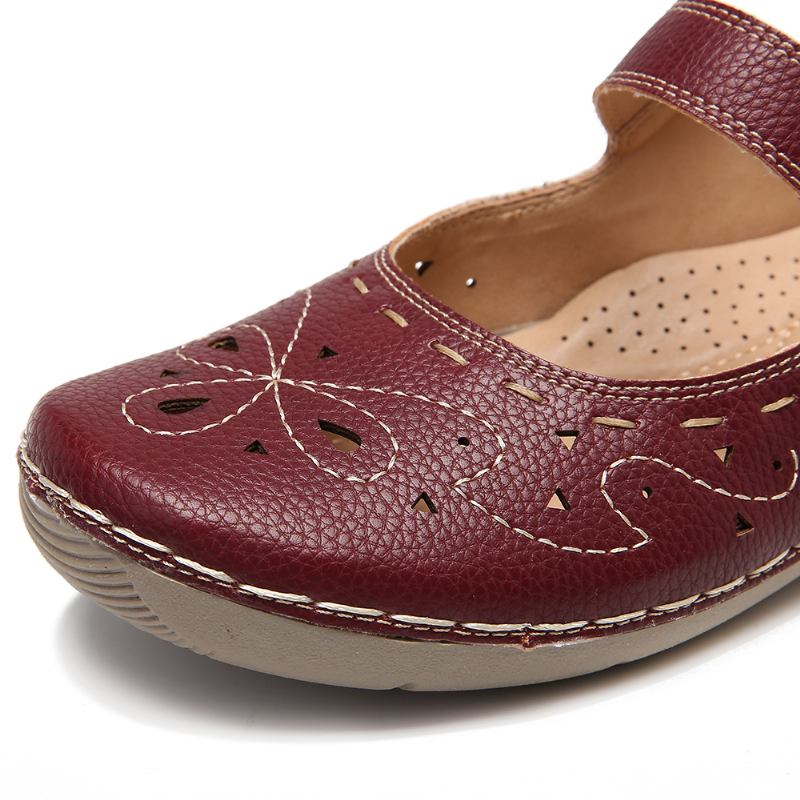 Kvinner Fritids Hollow Out Flats