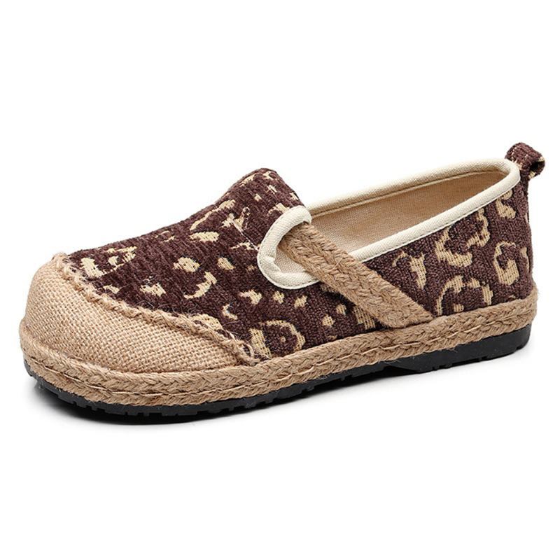 Kvinner Håndlaget Espadrille Wearable Fritids Loafers