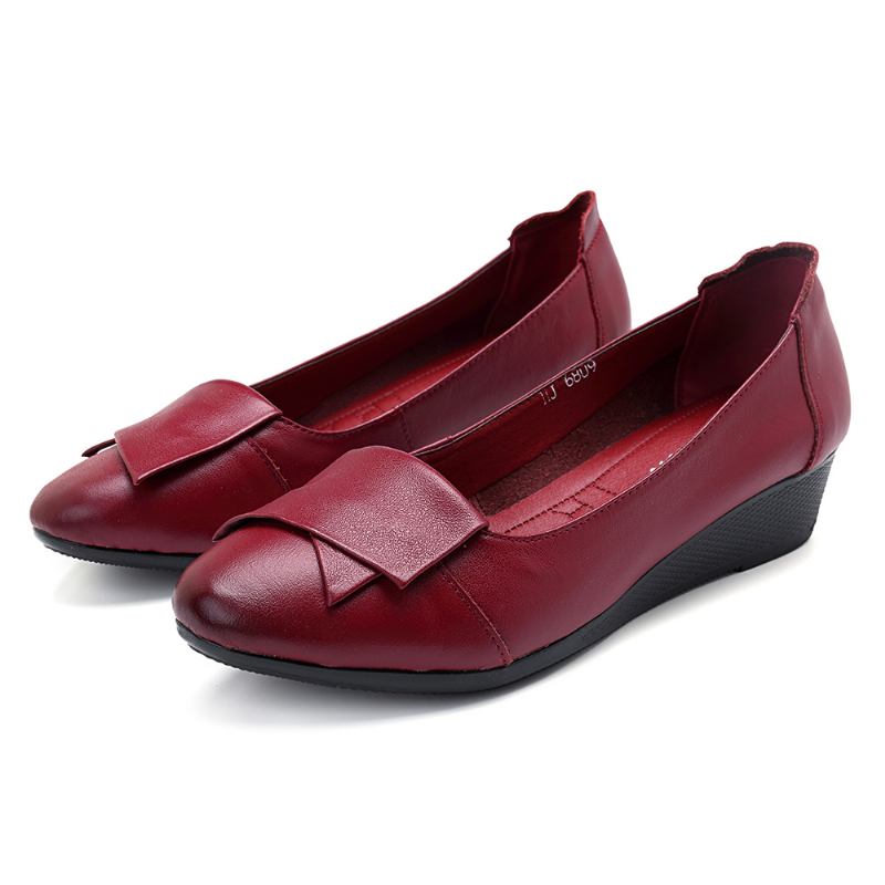 Kvinner Komfortable Myke Skinnflater Loafers