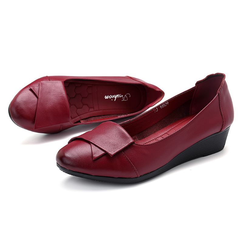 Kvinner Komfortable Myke Skinnflater Loafers