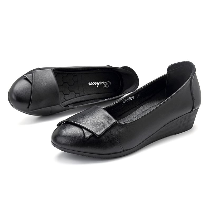 Kvinner Komfortable Myke Skinnflater Loafers