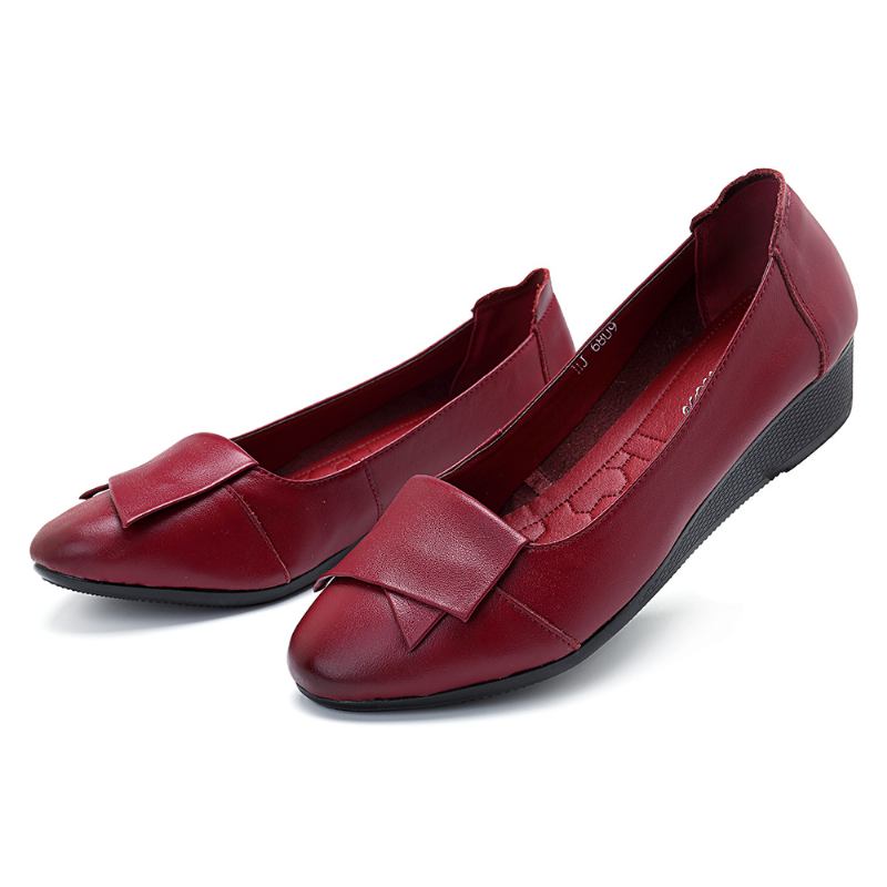 Kvinner Komfortable Myke Skinnflater Loafers