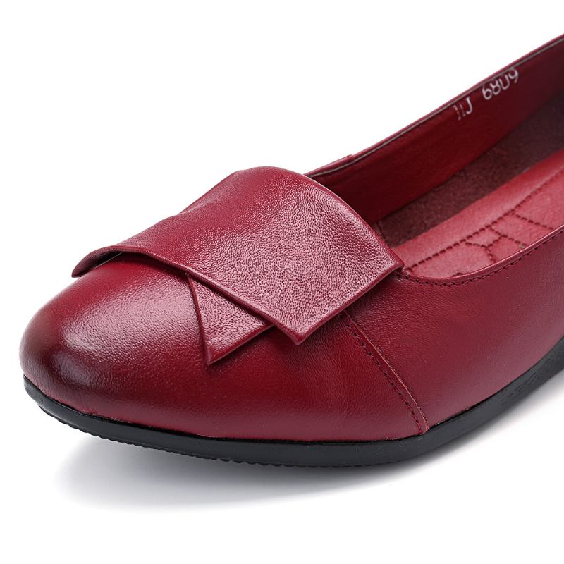 Kvinner Komfortable Myke Skinnflater Loafers