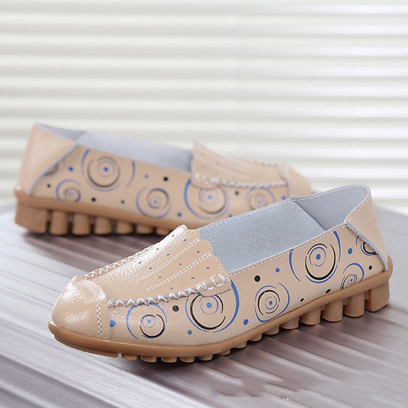 Kvinner Slip On Flat Loafers