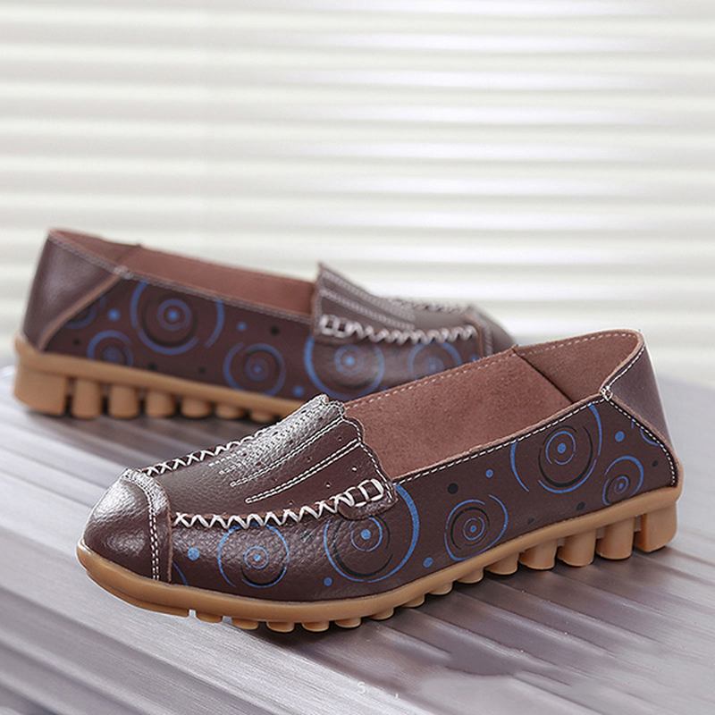 Kvinner Slip On Flat Loafers