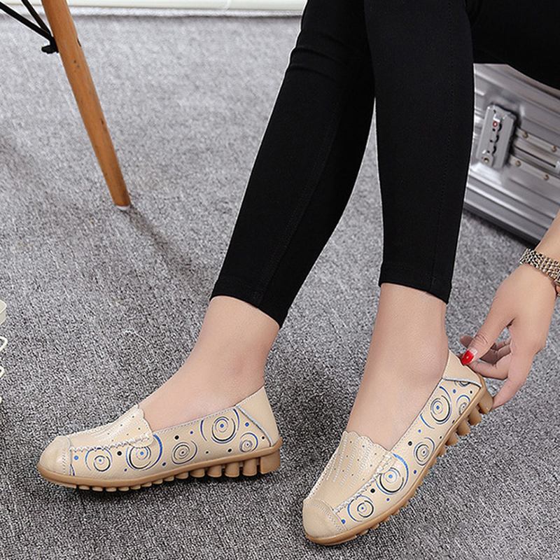 Kvinner Slip On Flat Loafers