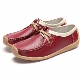 Pustende Walking Leather Flat Shoe