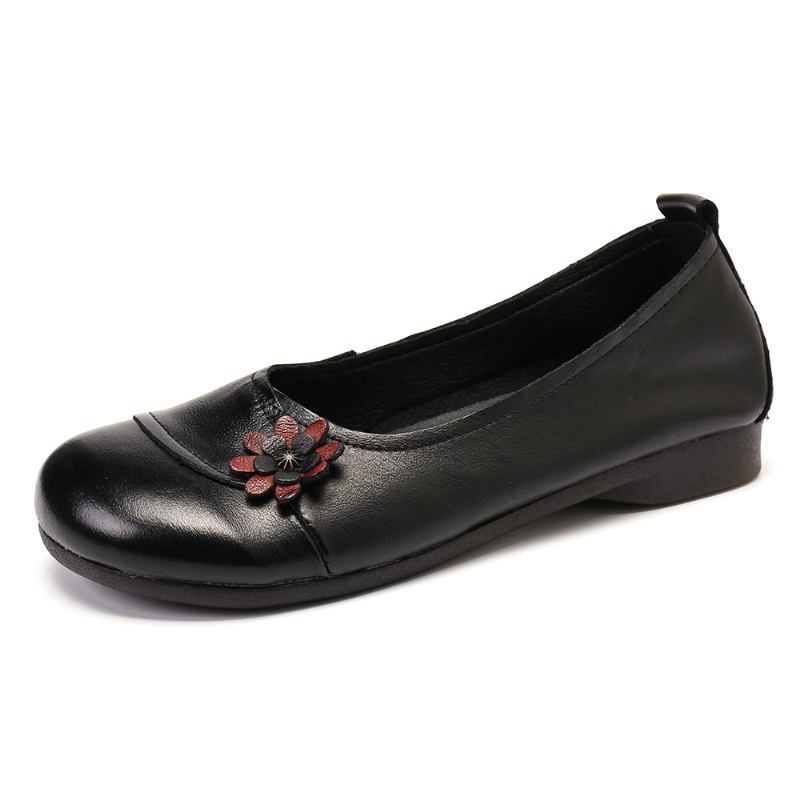 Skinnblomster For Kvinner Slip On Flats Loafers Sko