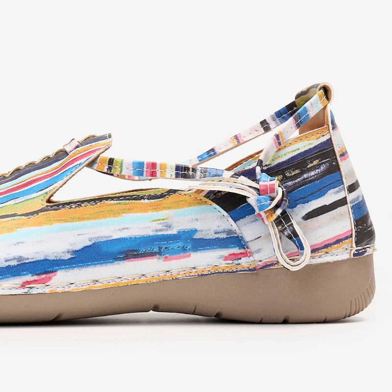 Snøre Multicolor Myke Uformelle Loafers