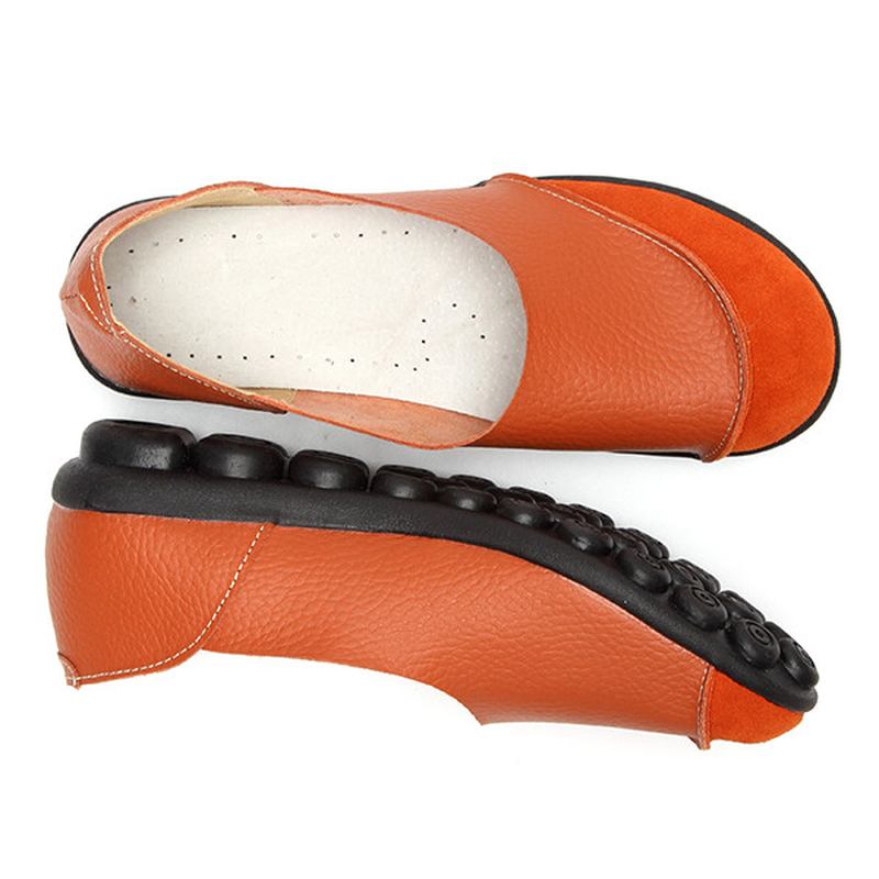 Soft Slip On Pattern Match Fritids Flat Shoes