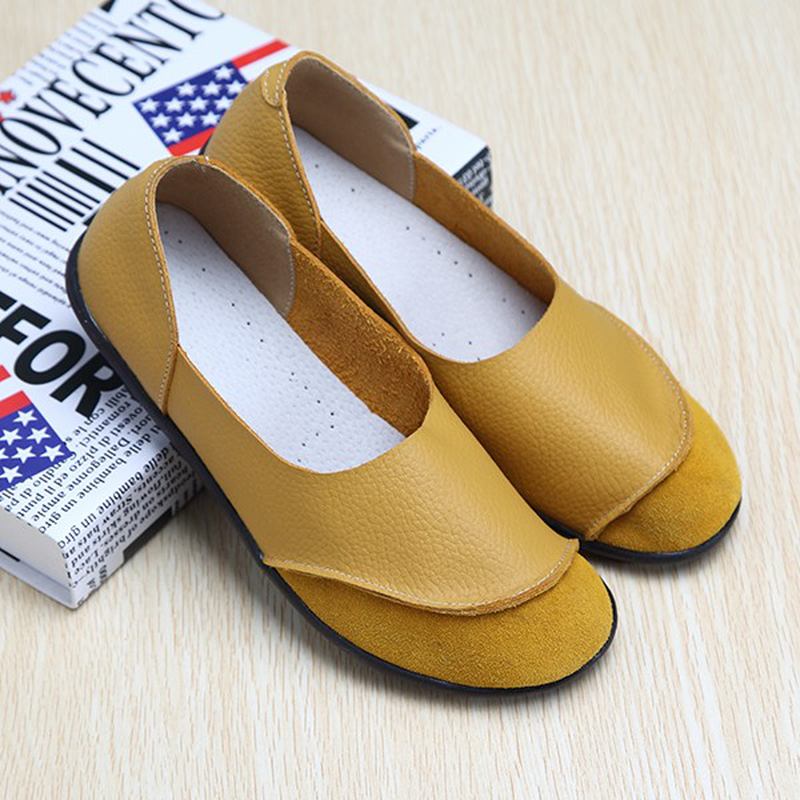 Soft Slip On Pattern Match Fritids Flat Shoes