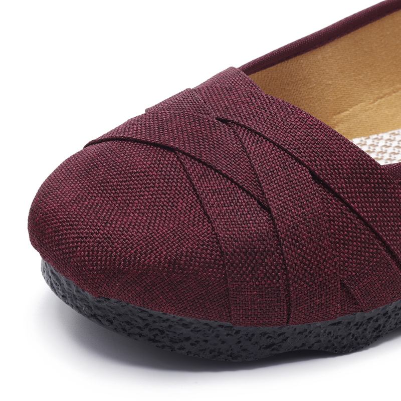 Stor Størrelse Soft Sole Flats Loafers For Kvinner