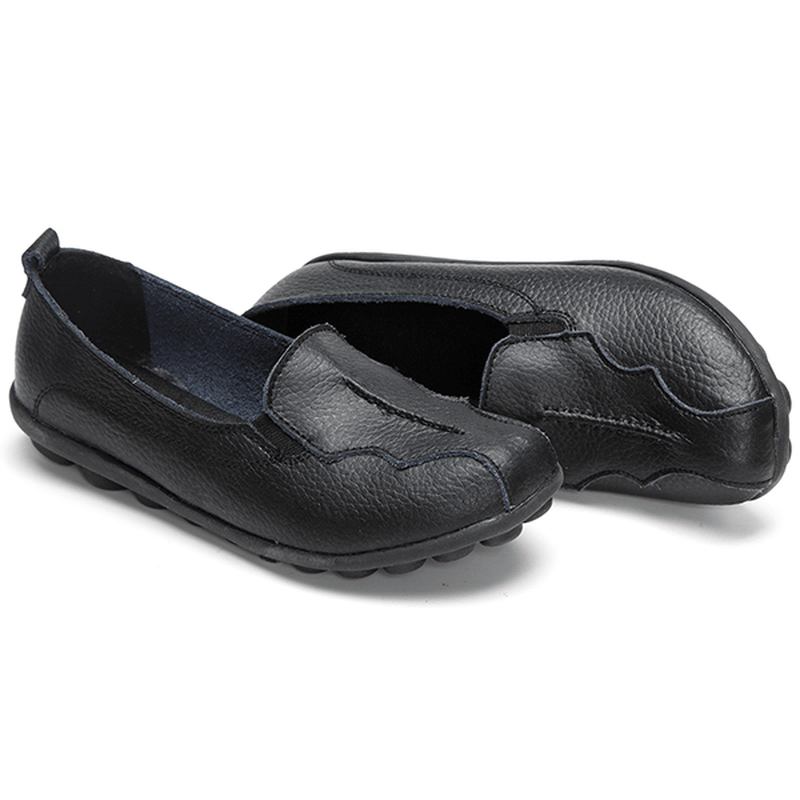 Us Størrelse 5-11 Rund Tå Myk Såle Slip On Flat Loafers