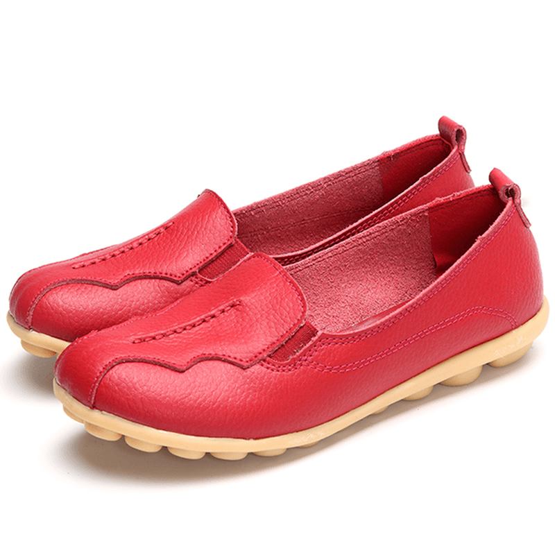 Us Størrelse 5-11 Rund Tå Myk Såle Slip On Flat Loafers