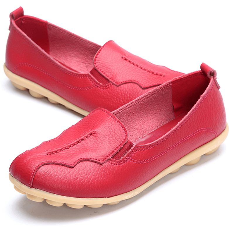 Us Størrelse 5-11 Rund Tå Myk Såle Slip On Flat Loafers