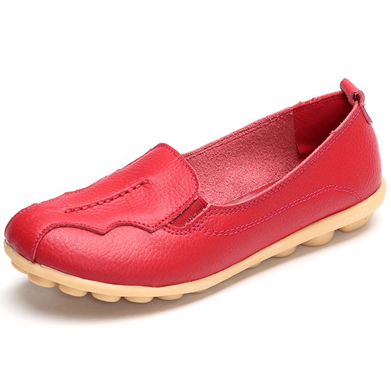 Us Størrelse 5-11 Rund Tå Myk Såle Slip On Flat Loafers