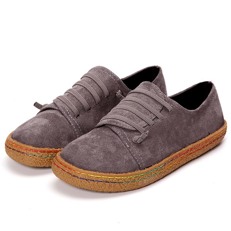 Us Szie 5-11 Dame Slip On Suede Flat Loafers