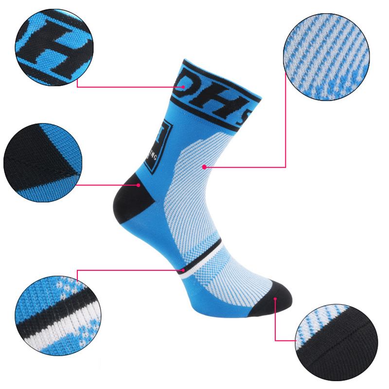 Dh Sports Herre Sykkelpute Crew Sock