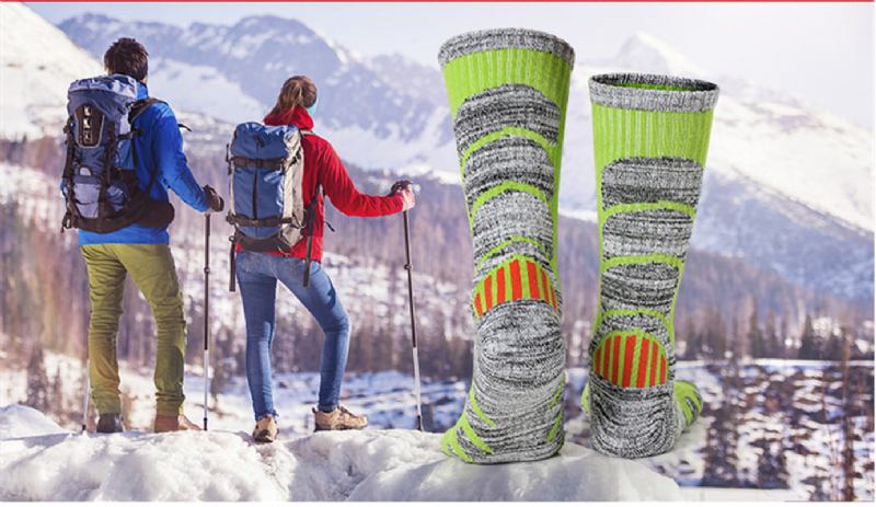 Fjellklatring Mid Length Ski Socks Tykke