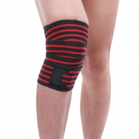 Menn Dame 1 Stk Sports Fitness Elastisk Knebeskytter Stripe Bred Brem Albuebeskytter