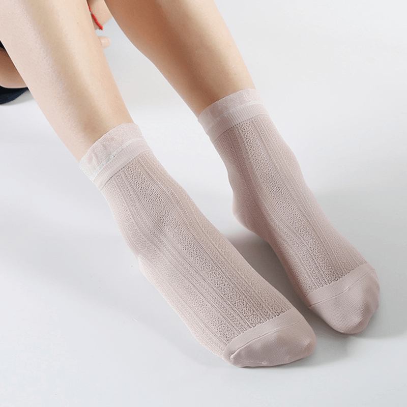 Pustende Low Cut Sock Ultra-thin Mesh Båtsokker