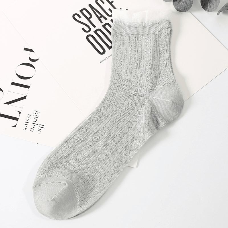 Pustende Low Cut Sock Ultra-thin Mesh Båtsokker