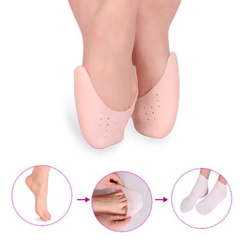 Silikon Ballett Toe Protection Sleeve Toe Set Shoes Cover