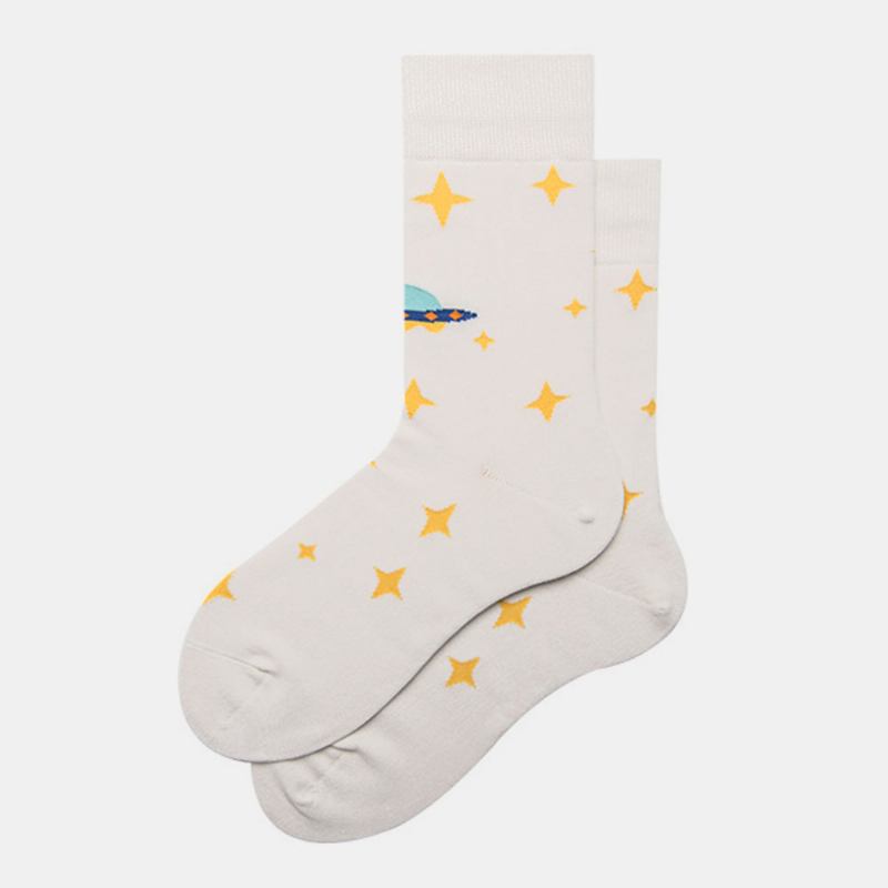 Sokker Herre Strømper Dame Trend Starry Sky Tube Cotton Gate Sokker