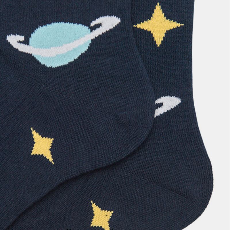 Sokker Herre Strømper Dame Trend Starry Sky Tube Cotton Gate Sokker