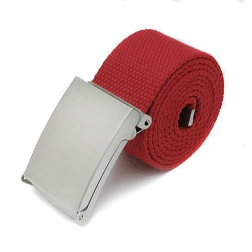 Menn Gutt Unisex Canvas Metal Spenne Vanlig Webbing Business Fritids Belte Stropp