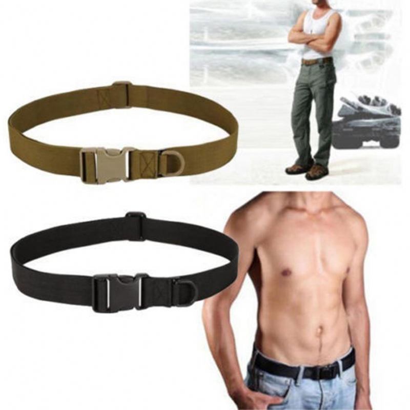 Menn Justerbar Tactical Combat Web Beltespenne Midjebånd Military Rescue Rigger