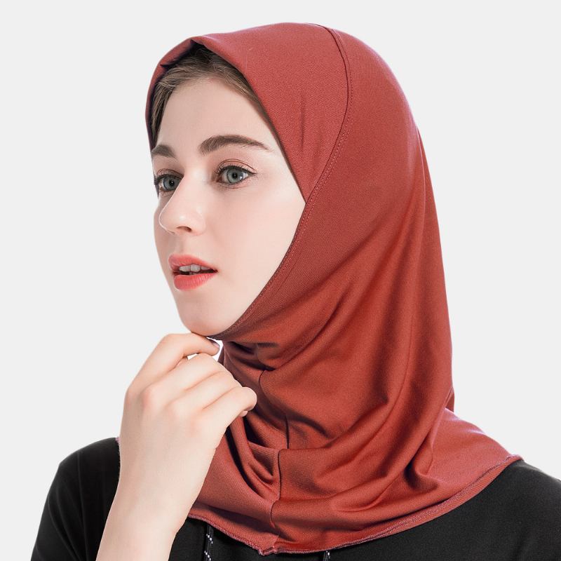 Hijab Skjerf Dame Solid Crystal Hemp