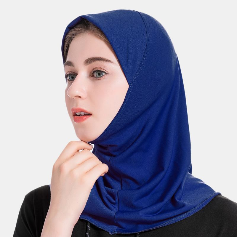 Hijab Skjerf Dame Solid Crystal Hemp