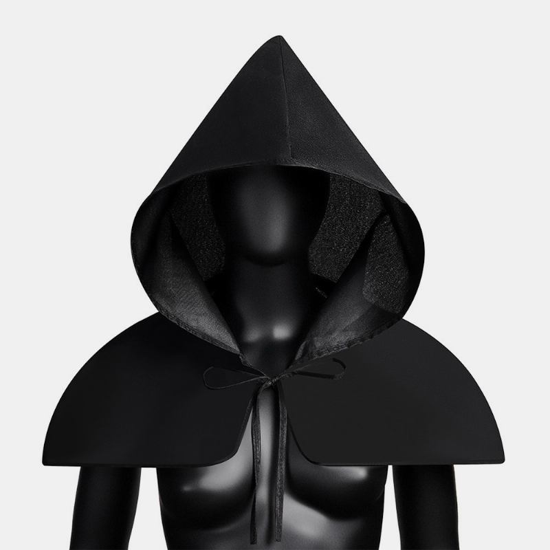 Unisex-kostymer Grim Reaper Cape Medieval Plague Doctor Hat Sjal Kappe Menn Dame Voksen Gothic Punk Robe