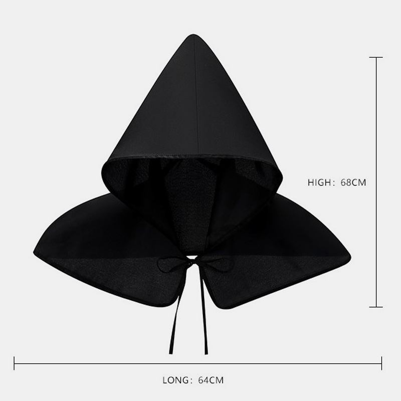 Unisex-kostymer Grim Reaper Cape Medieval Plague Doctor Hat Sjal Kappe Menn Dame Voksen Gothic Punk Robe